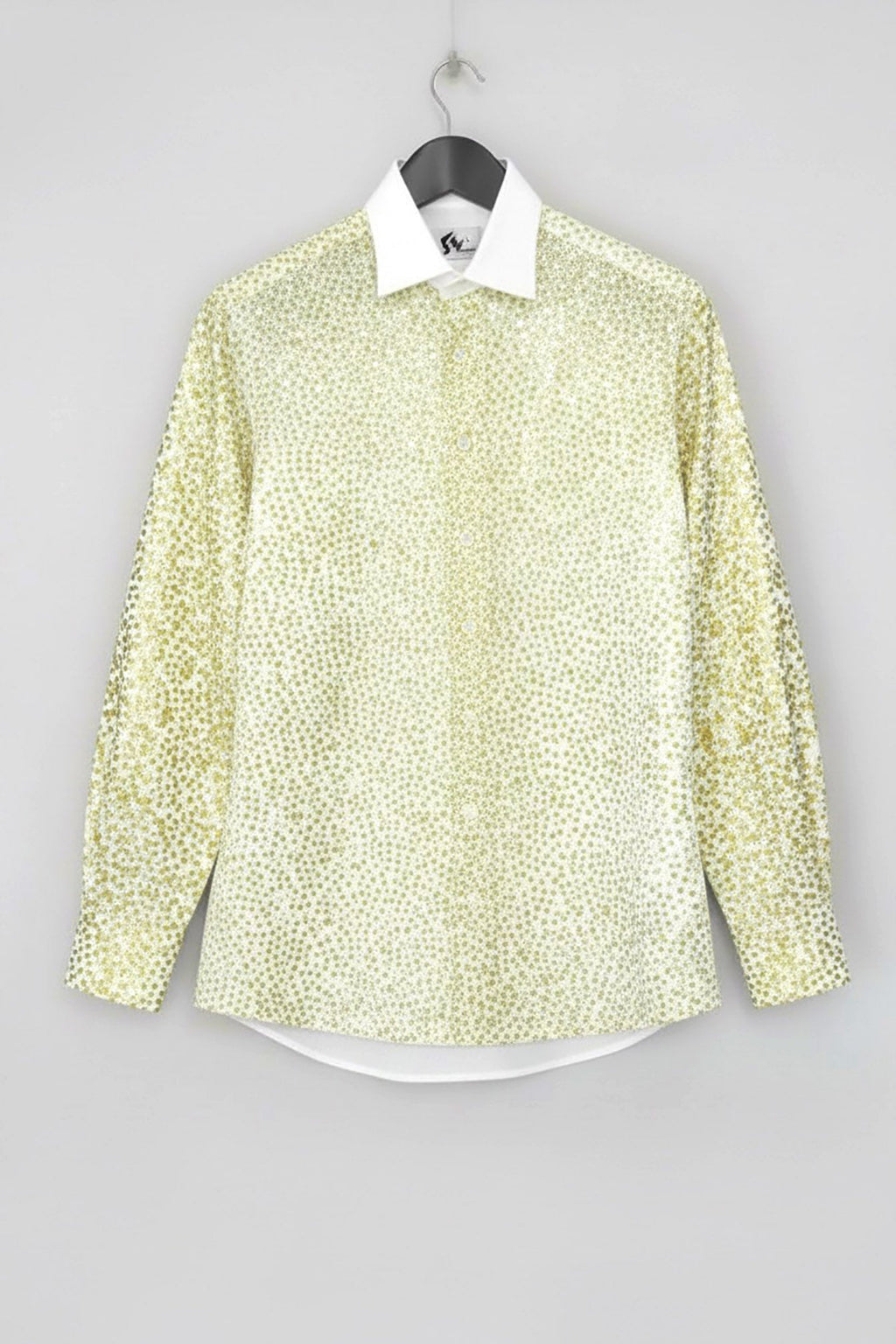 Stacy Stewart Smith Men's Golden Angels Hand-Painted Cotton Percale Dress Shirt — Wholesale 6-Pack