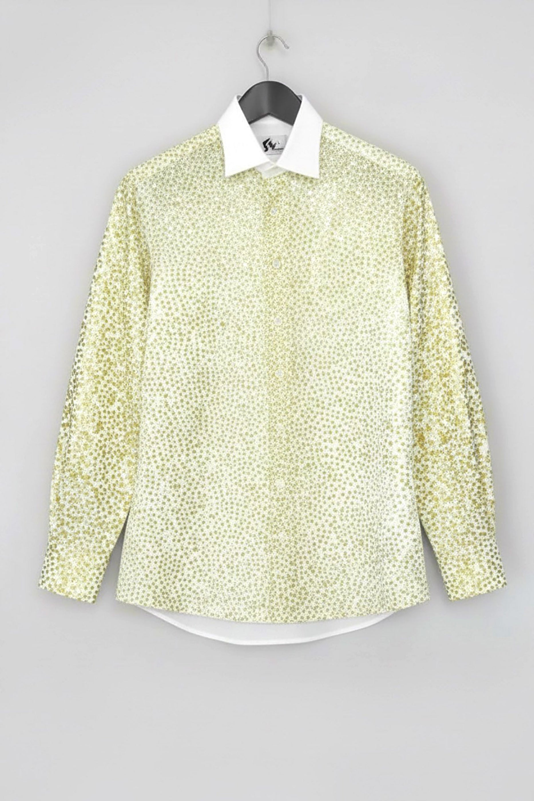 Stacy Stewart Smith Men's Golden Angels Hand-Painted Cotton Percale Dress Shirt — Wholesale 6-Pack