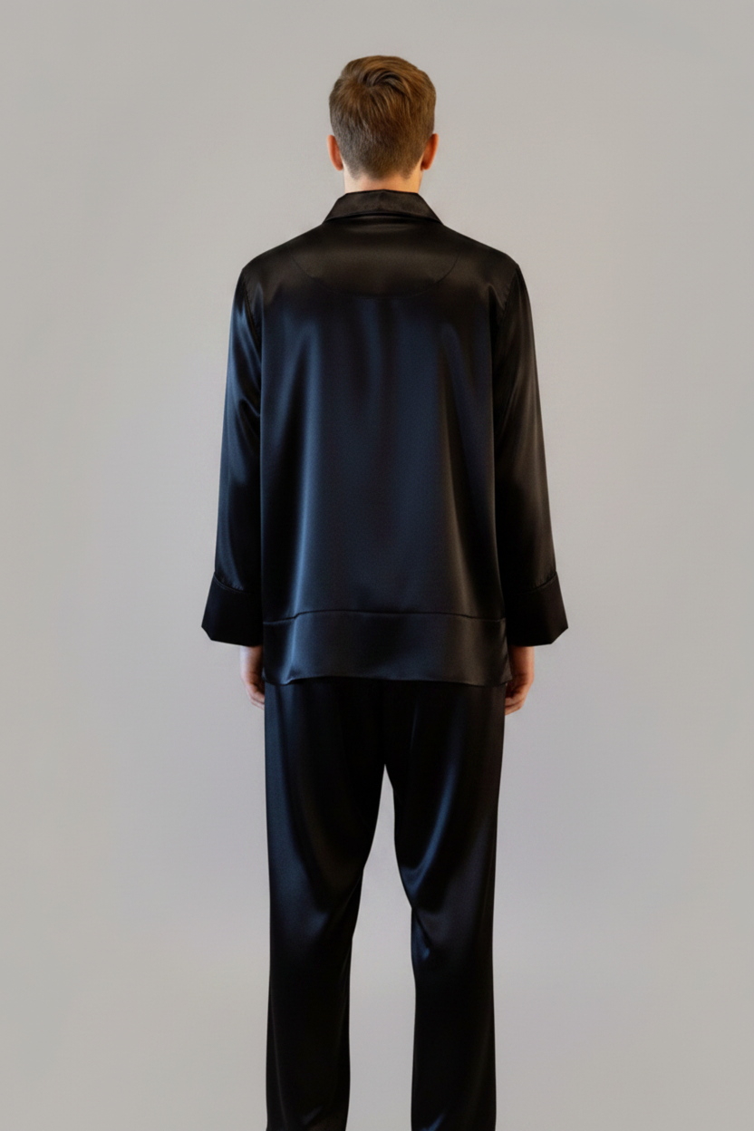 Stacy Stewart Smith Men's Tang Satin Lounge Set