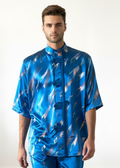 Stacy Stewart Smith Men's Rhombus Shower Poolside Shirt-Jacket