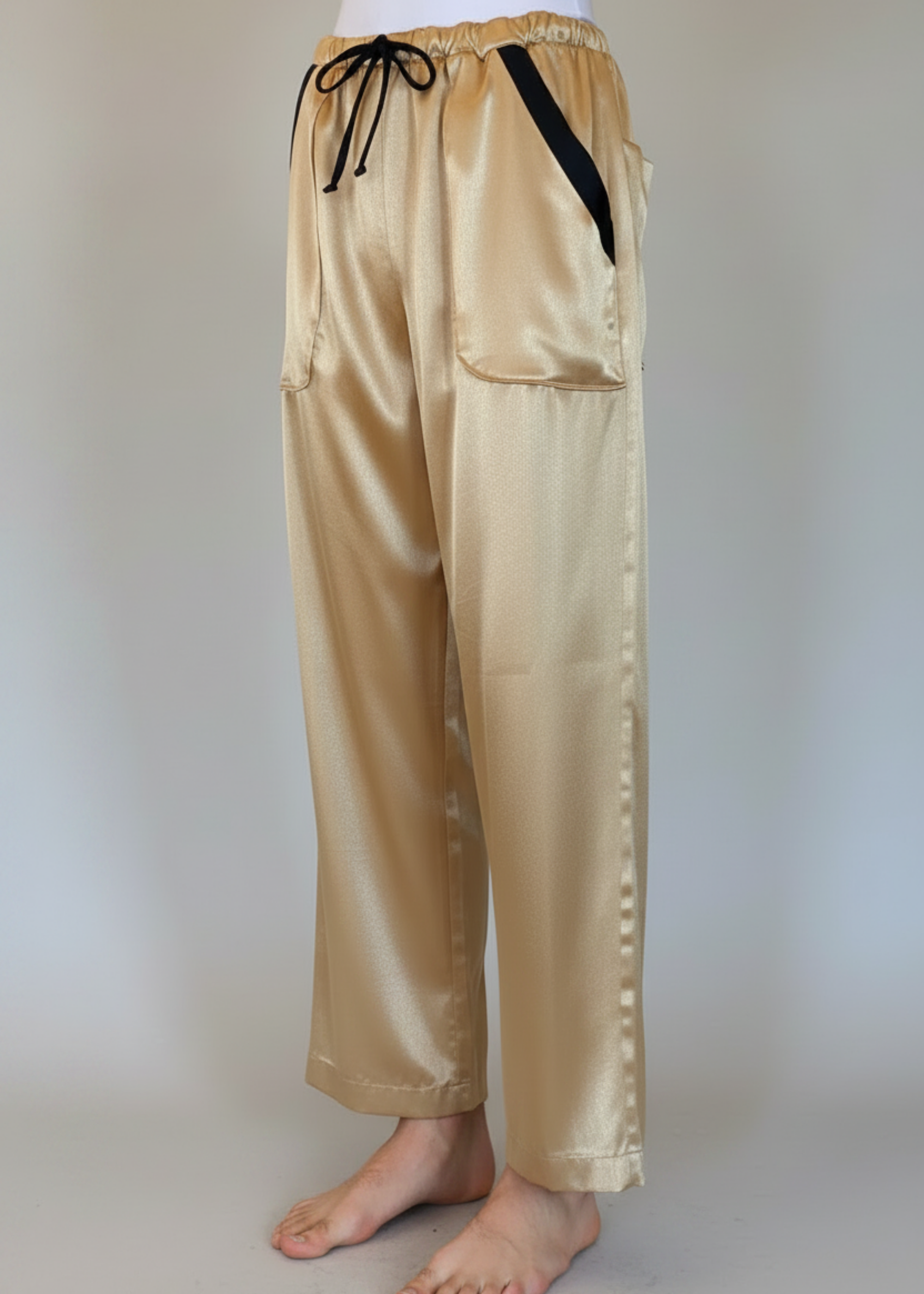 Stacy Stewart Smith Men's Tang Satin Lounge Set