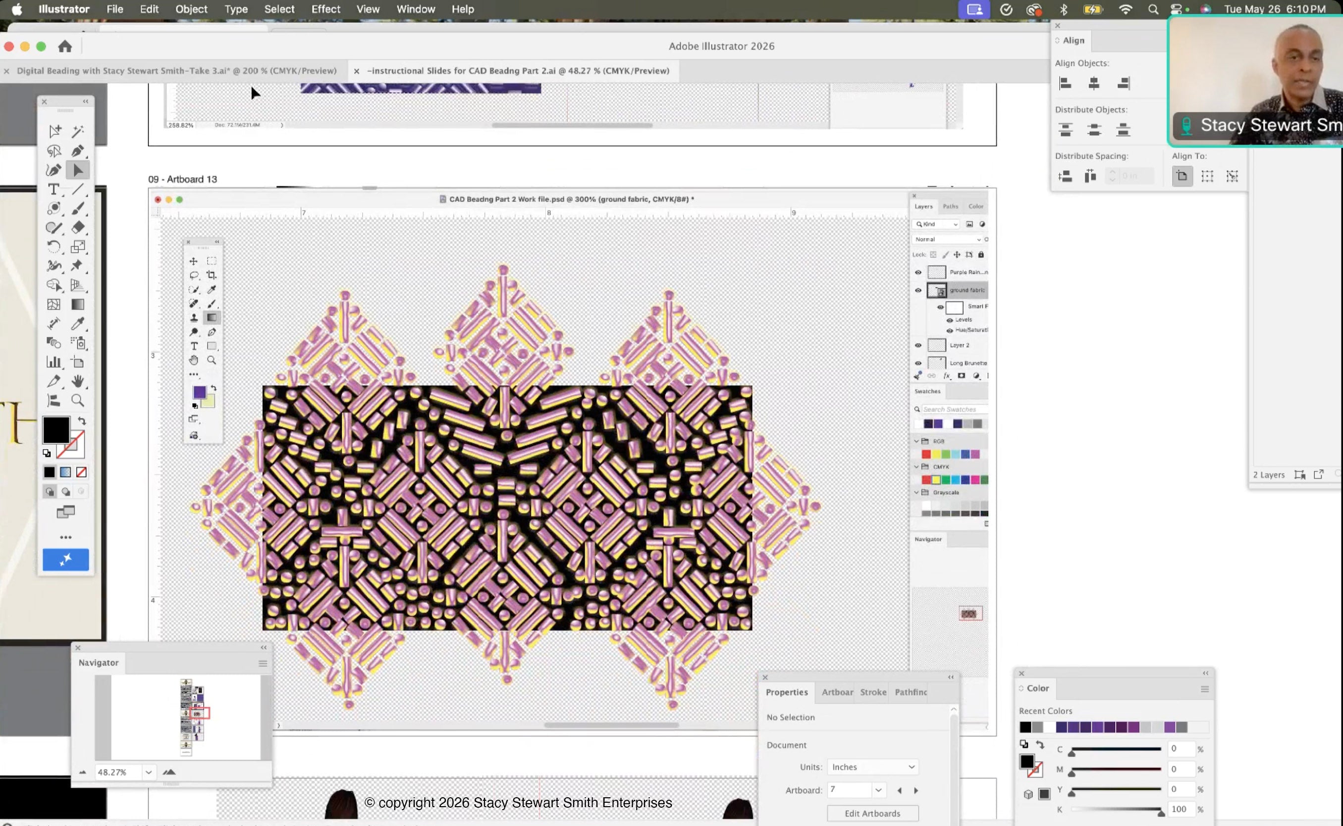 Atelier Académics with Stacy Stewart Smith — Couture CAD: Digital Beading in Photoshop, Part 2