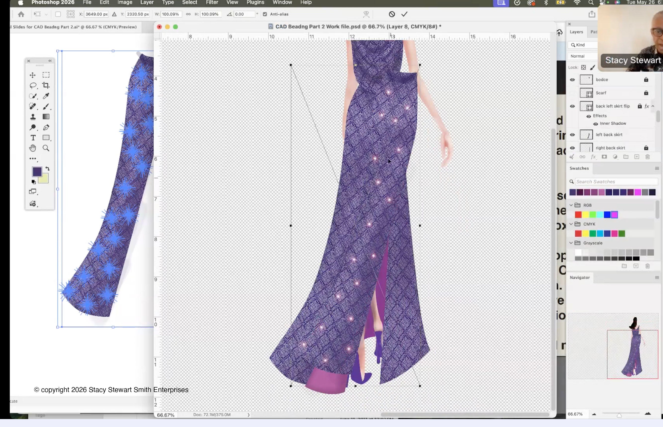 Atelier Académics with Stacy Stewart Smith — Couture CAD: Digital Beading in Photoshop, Part 2