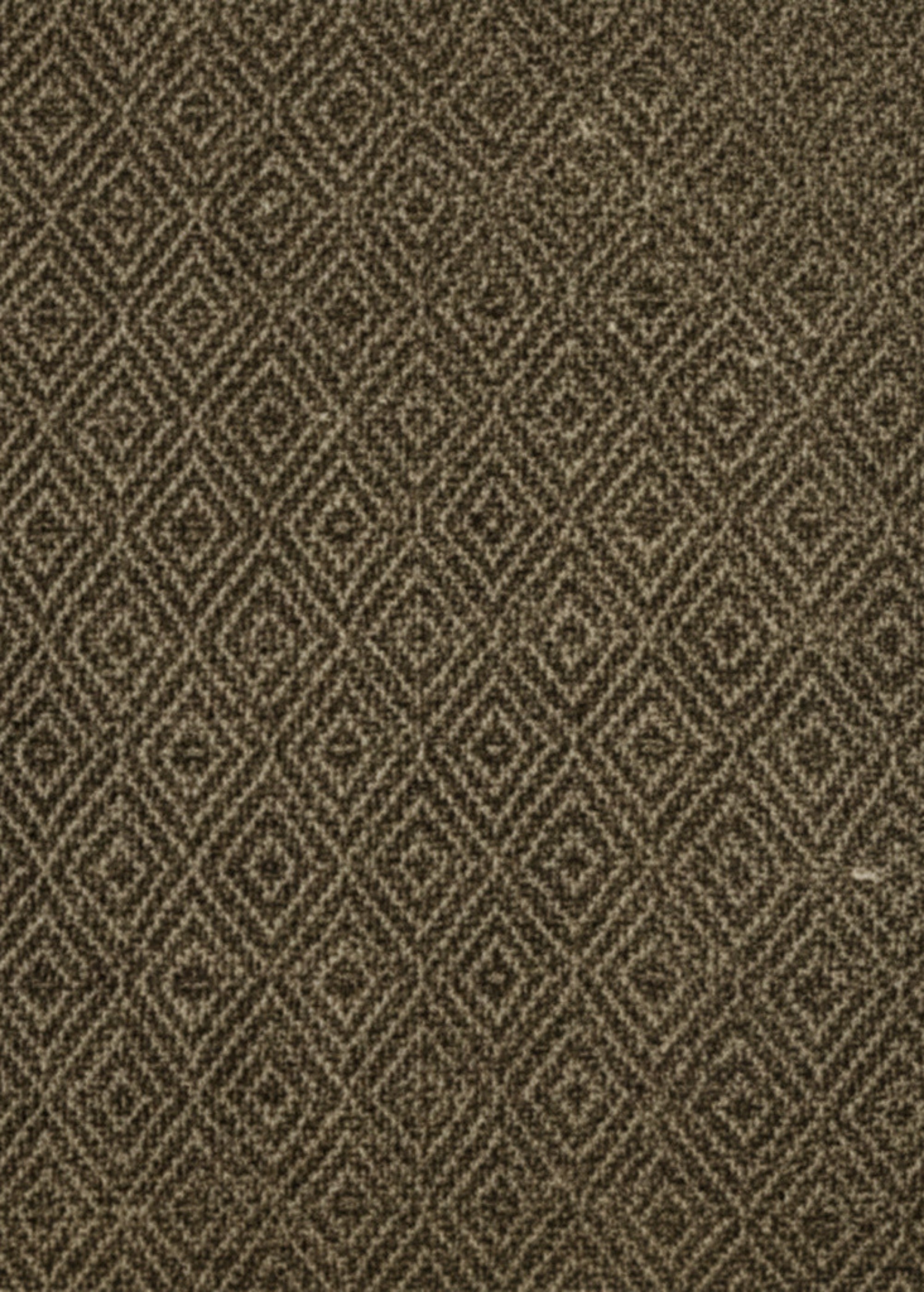 Stacy Stewart Smith Men's Diamond Tweed Suit detail of tweed textile in Cement/Onyx.