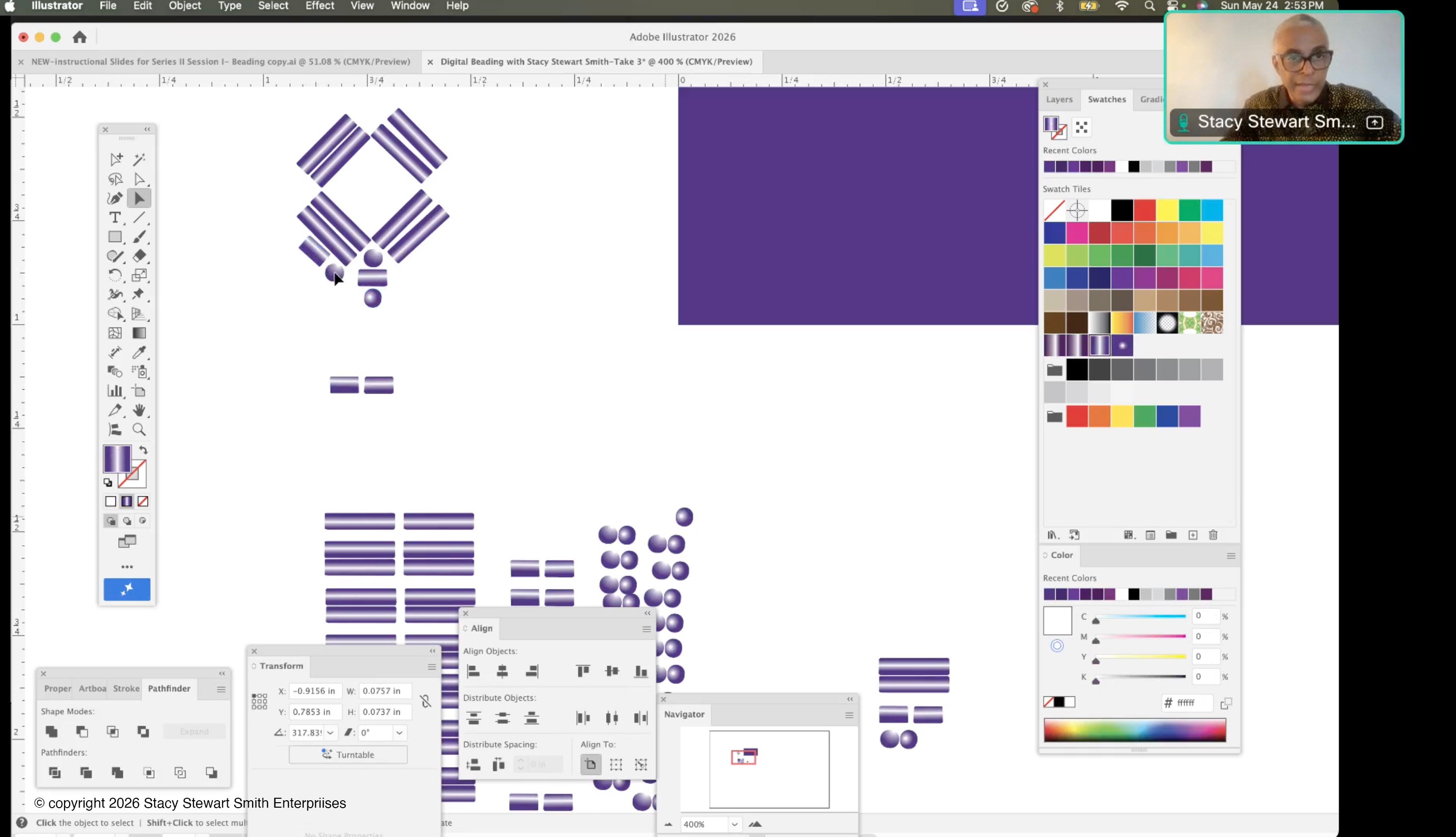 Atelier Académics with Stacy Stewart Smith — Couture CAD: Digital Beading in Illustrator, Part 1