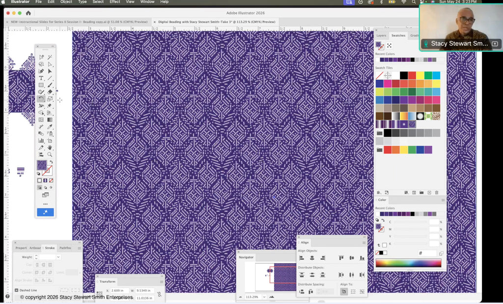 Atelier Académics with Stacy Stewart Smith — Couture CAD: Digital Beading in Illustrator, Part 1