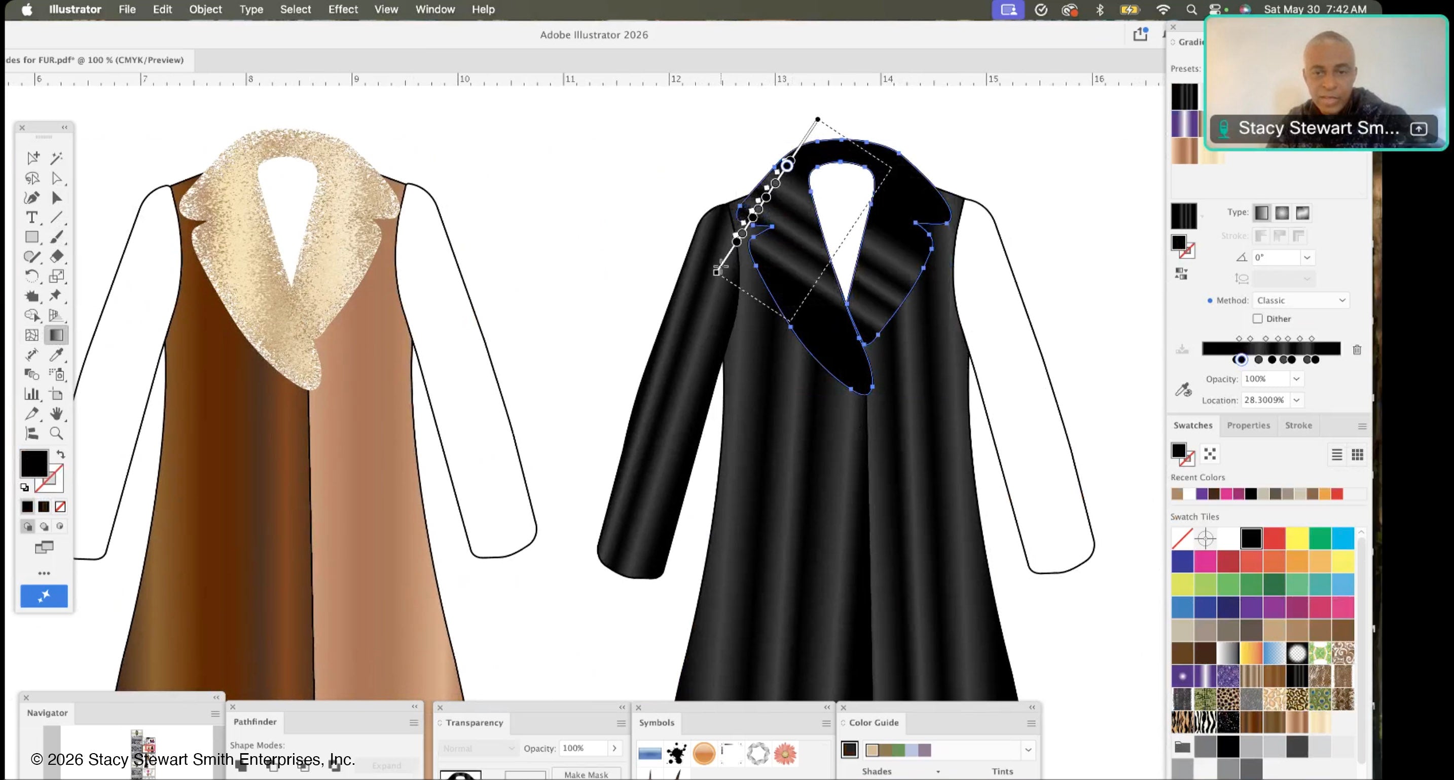 Atelier Académics with Stacy Stewart Smith — Couture CAD: Digital Fur Using Illustrator and Photoshop