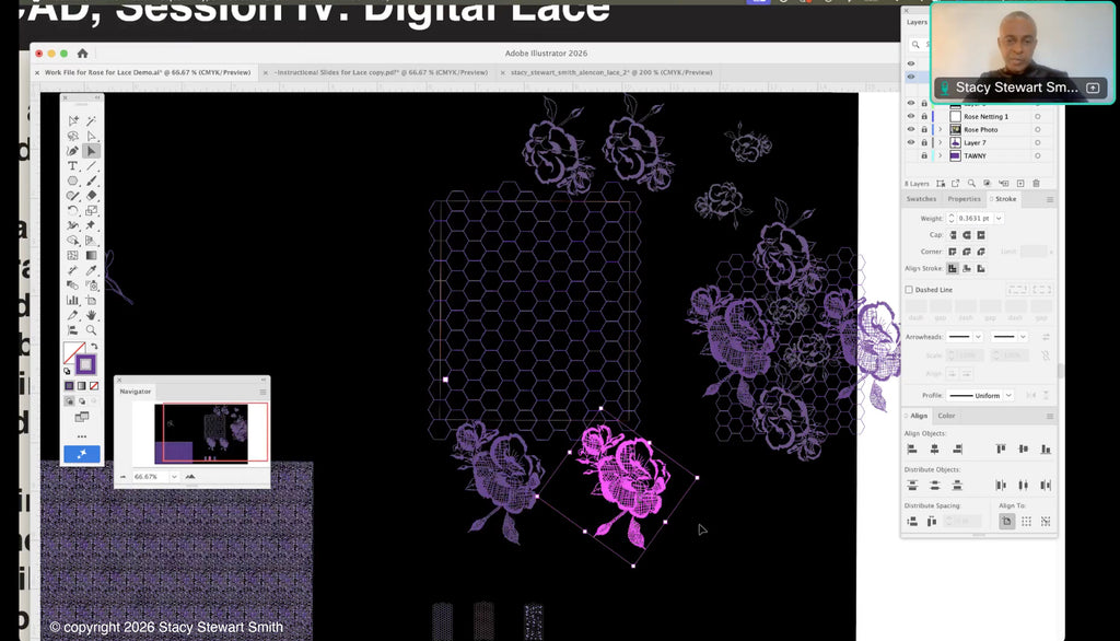 Atelier Académics with Stacy Stewart Smith — Couture CAD: Digital Alençon Lace