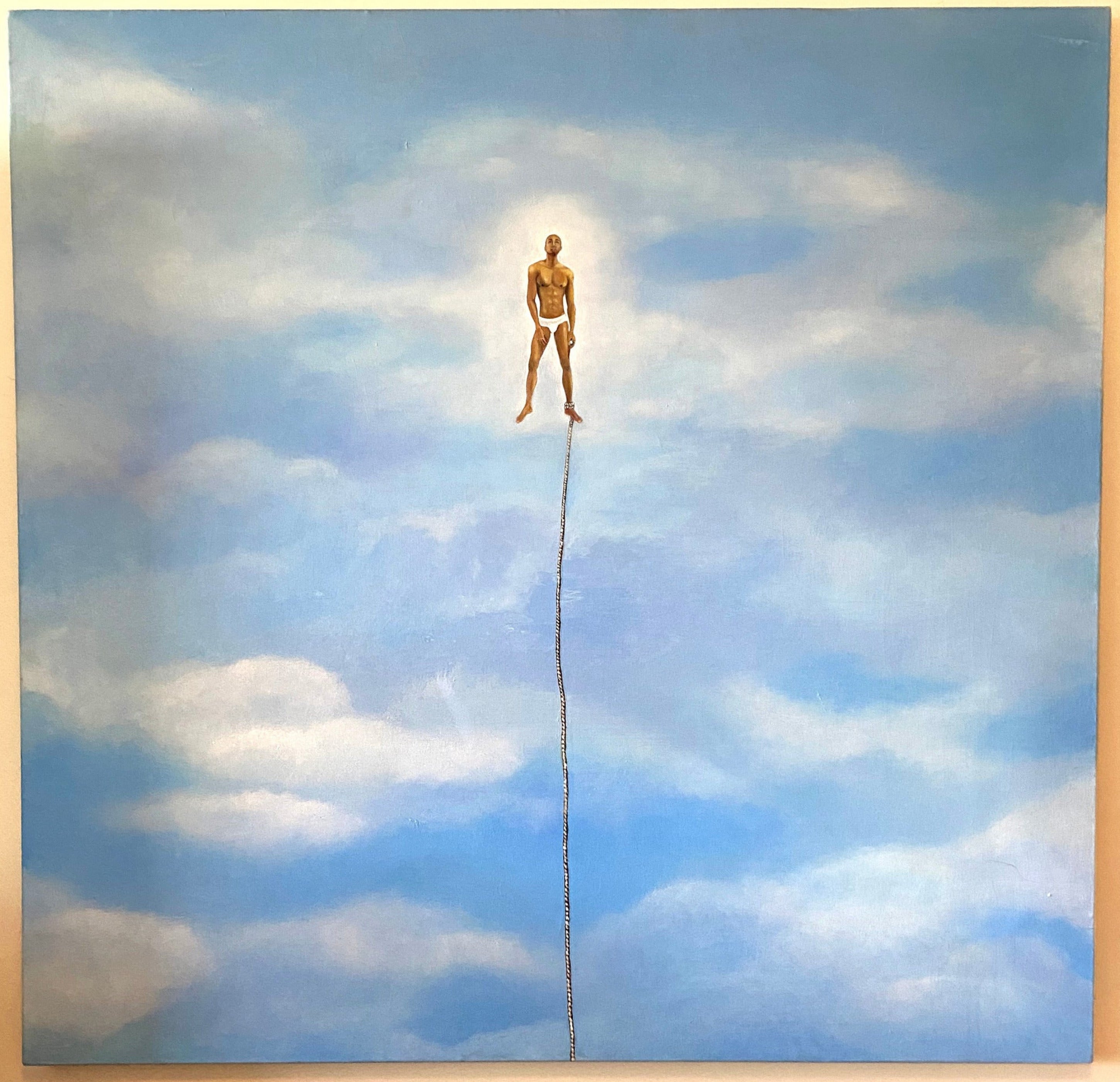 Dreamer, 2008 oil on canvas by Stacy Stewart Smith  (58" x 58")