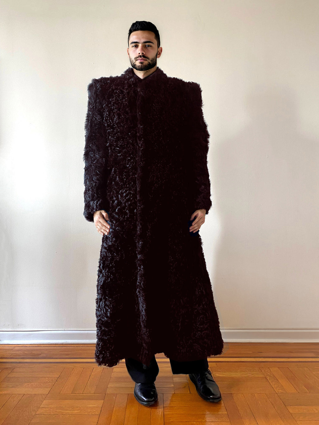 Stacy Stewart Smith Men's Bishop Shearling Coat