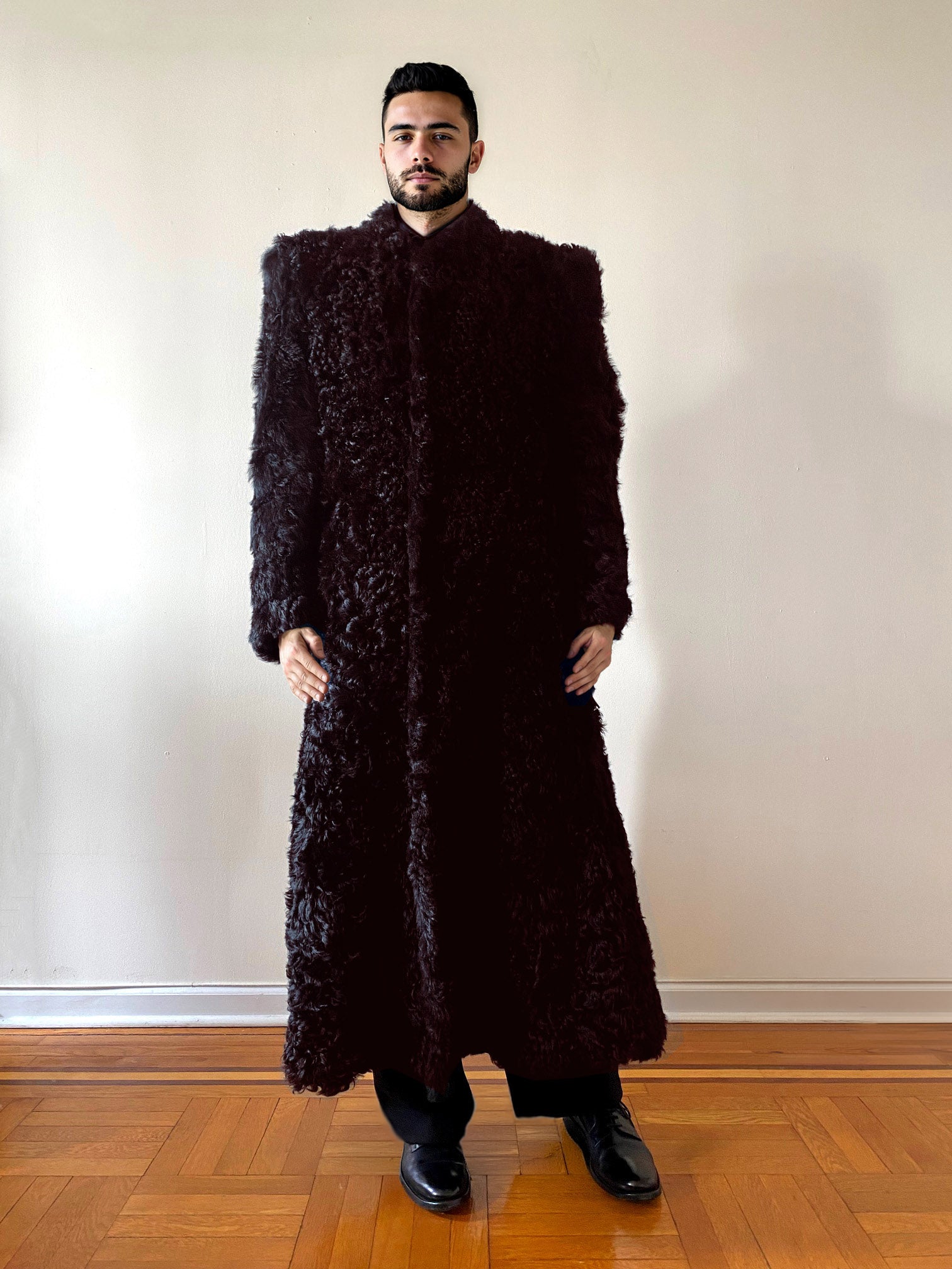 Stacy Stewart Smith Men's Bishop Shearling Coat