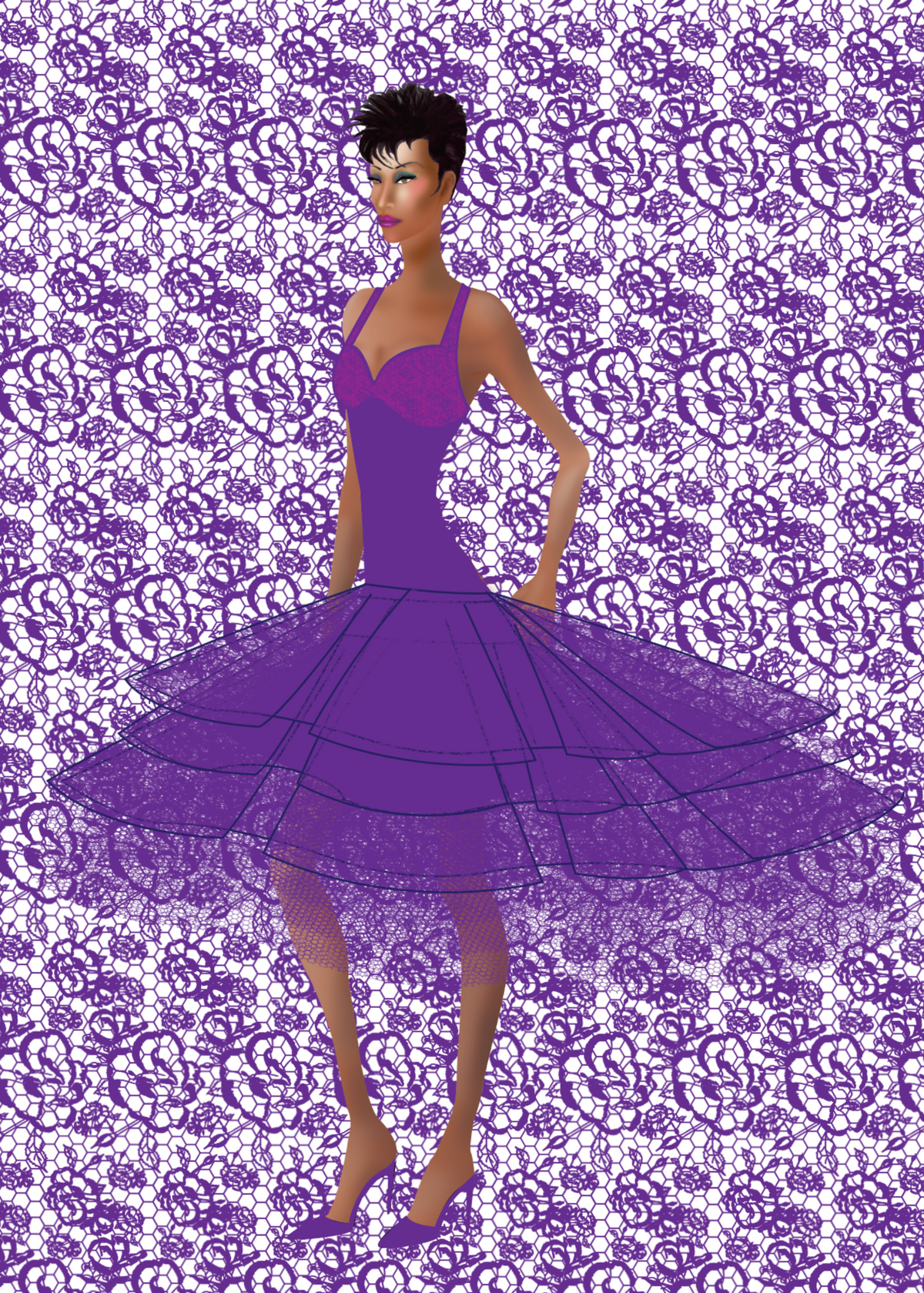 Digital Alençon Lace — Couture CAD Seminar Recording — Stacy