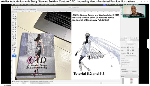 Atelier Académics with Stacy Stewart Smith — Couture CAD: Improving Hand-Rendered Fashion Illustrations with Photoshop