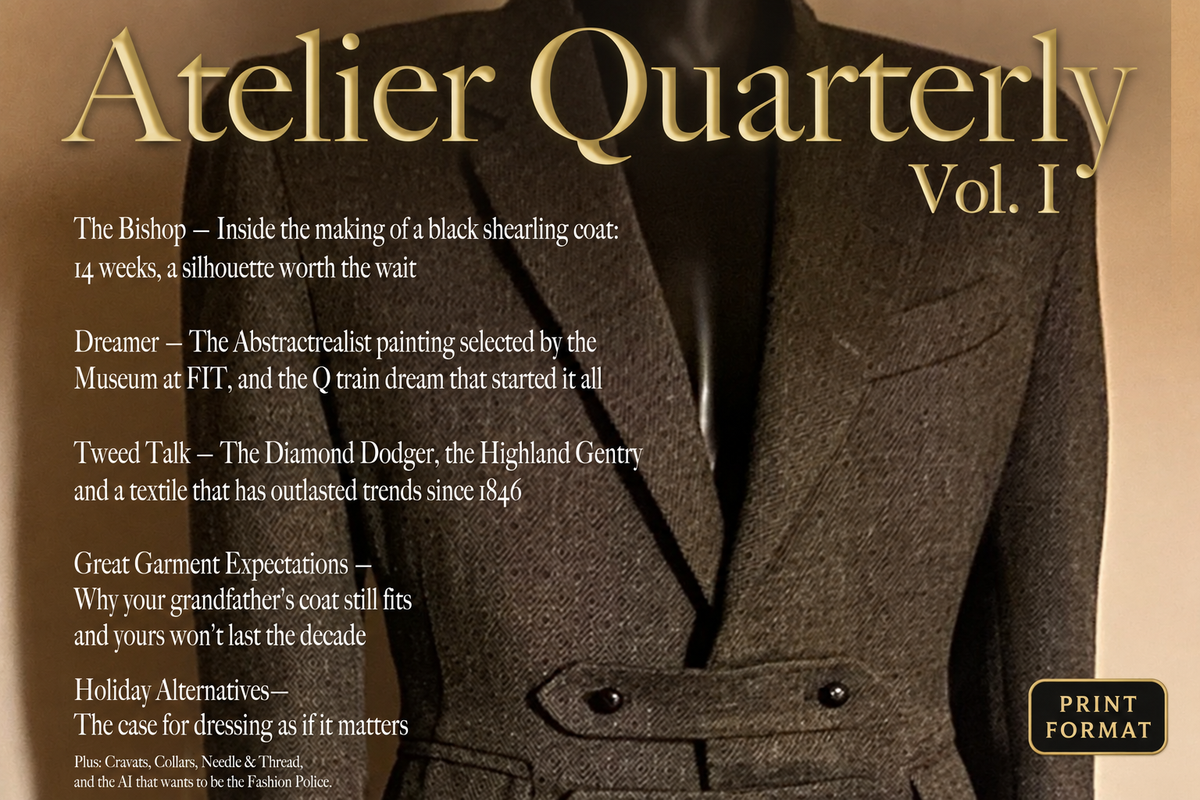 Atelier Quarterly Vol. I cover with PRINT FORMAT sticker