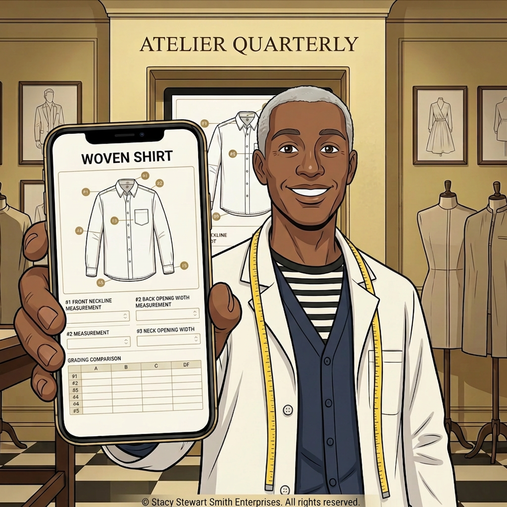Couture mobile calculator illustration with the background duplicate removed